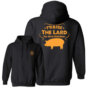 Open image in slideshow, Praise the Lard Hooded Sweatshirt
